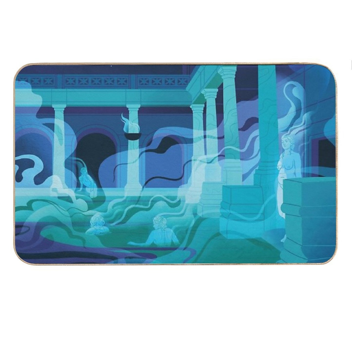 Night at The Baths - Aqua Bath Mat