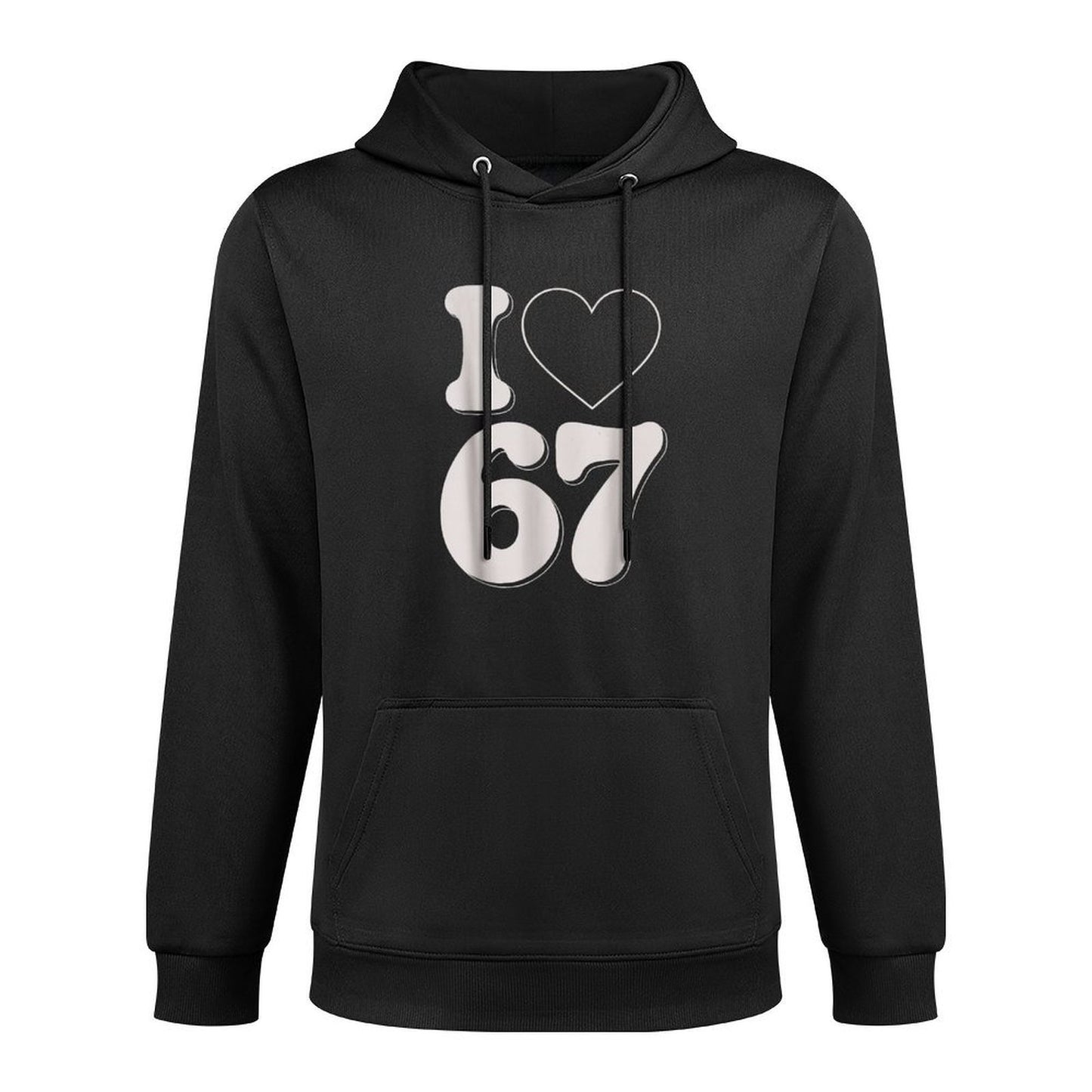 Classic 67 Meme - I Love SIX Seven Funny Six Seven Gen Alpha Colorfast Hoodie