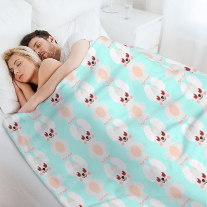 Bandy The Bunny Throw Blanket