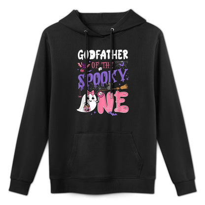 Godfather Of The Spooky One 1St Birthday Girl Halloween Layering Staple Hoodie