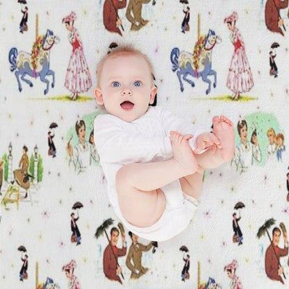 Mary Poppins IX Throw Blanket
