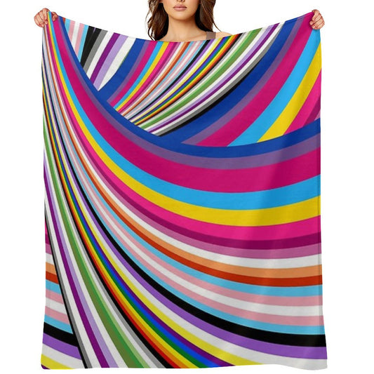 Pride Flags Throw Blanket