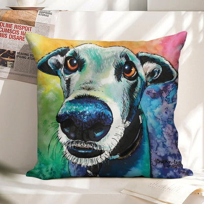 The Look of Love Linen Throw Pillow Cover