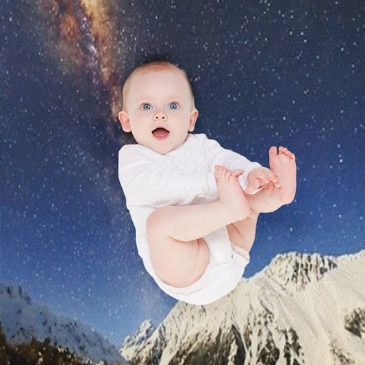 Milky Way over Mt Cook New Zealand Throw Blanket