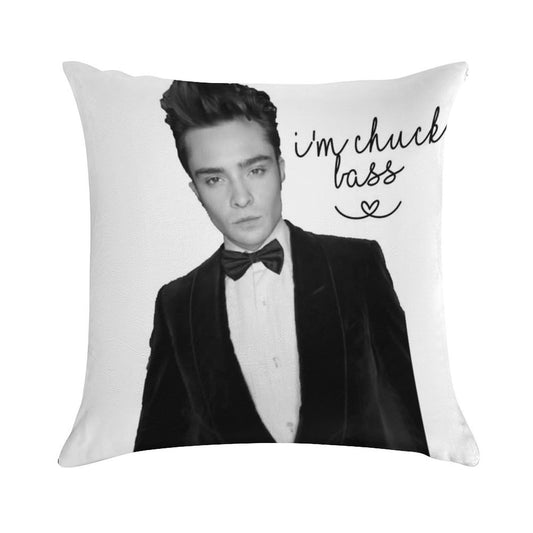 I'm Chuck Bass Soft Warmth Comfort Throw Pillow