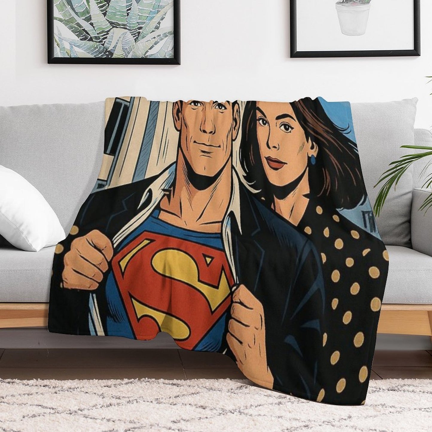 Lois & Clark Throw Blanket