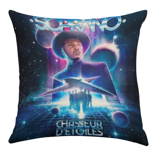 SOPRANO STAR HUNTER Linen Throw Pillow Cover