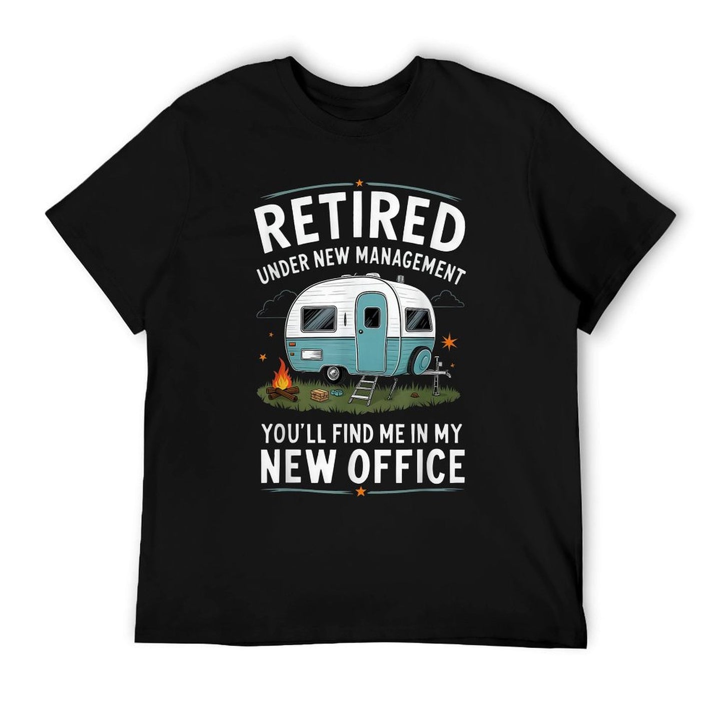 Retirement Retired Funny Camper Camp Camping T-Shirt