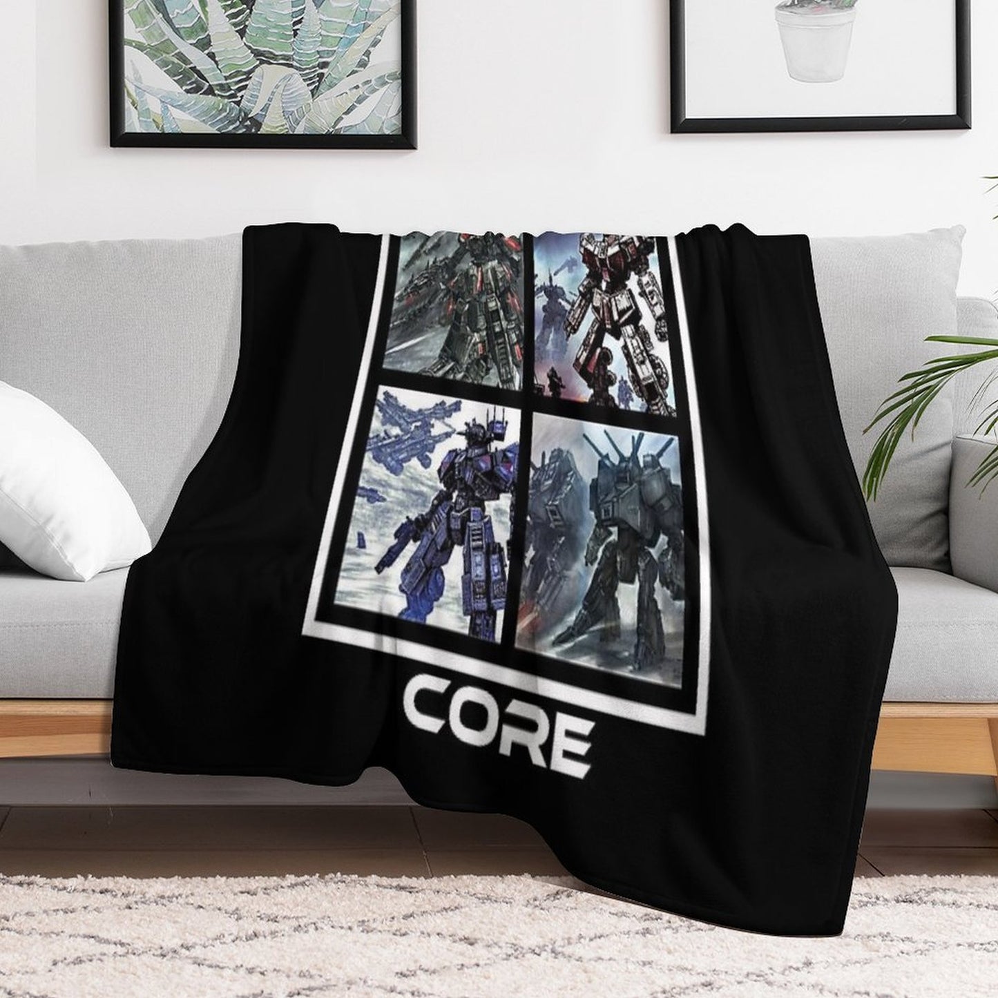 Armored Core 4 Throw Blanket