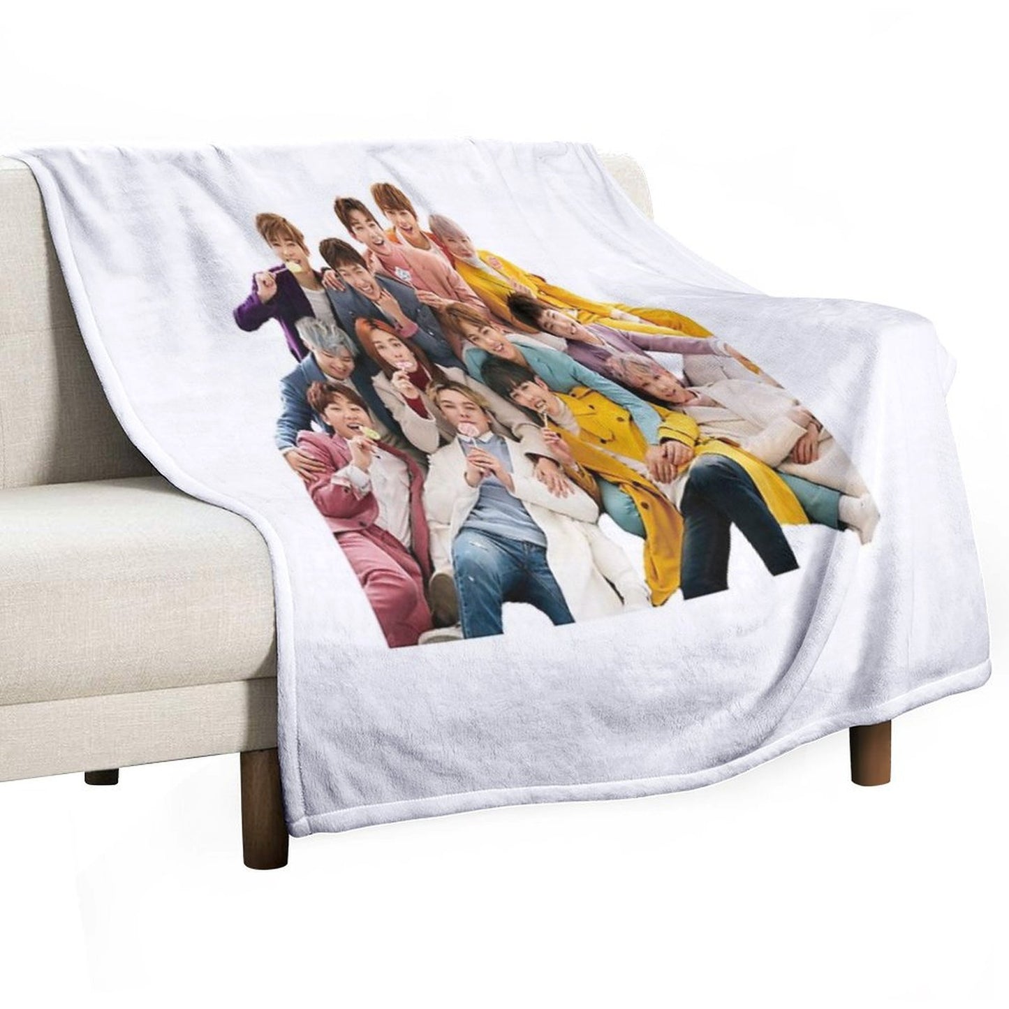 Seventeen Kpop Throw Blanket