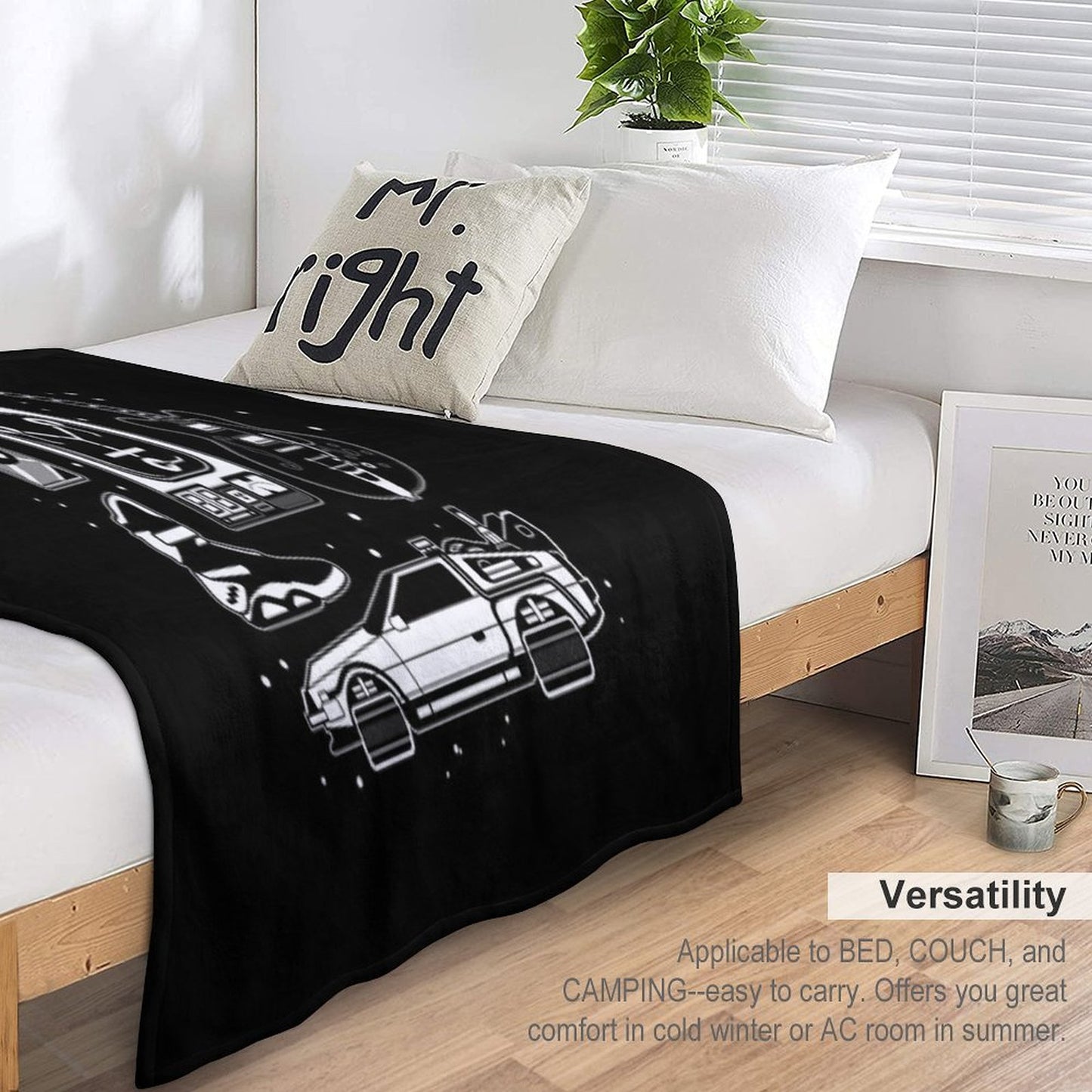 BTTF Icon Set Throw Blanket