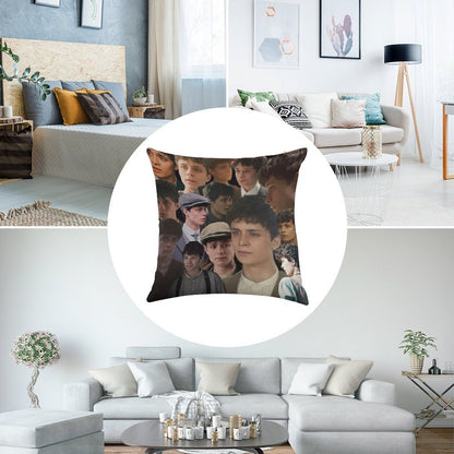 Gilbert Blythe Collage Linen Throw Pillow Cover