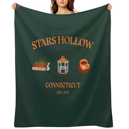 Stars Hollow Connecticut Throw Blanket