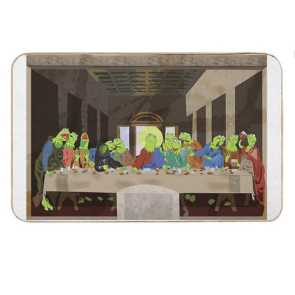 Kermit's Last Supper Bath Mat