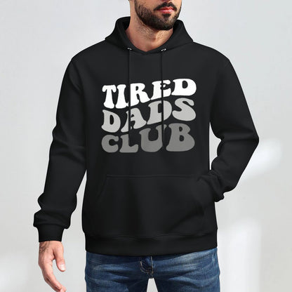 Tired Dad Club Playmat Car Race Track Dad Fathers Day Medium-Weight Fabric Hoodie