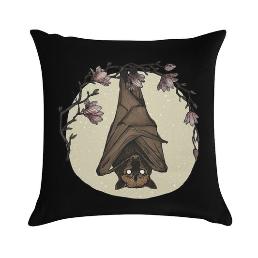 Bat Crazy Soft Luxury Feel Throw Pillow