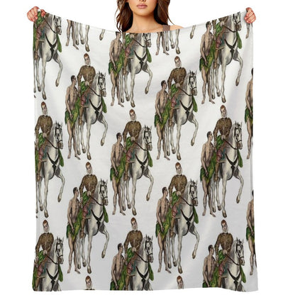 Saint Martin And The Beggar (16001614) by Greek 16th Century And El Greco Throw Blanket