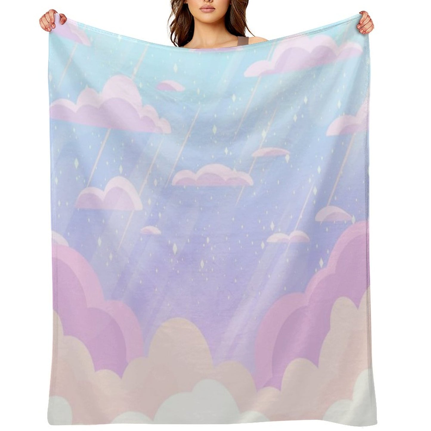 Pastel Heaven Throw Blanket