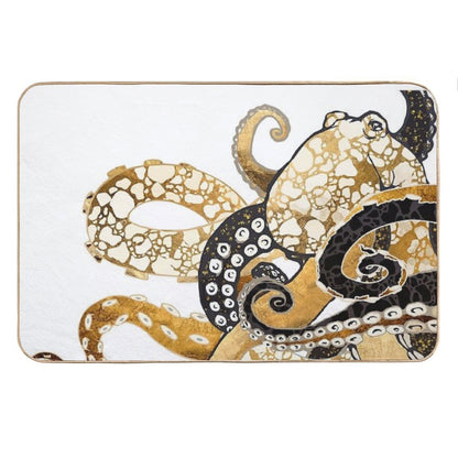 Metallic Octopus Bath Mat