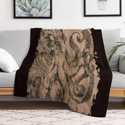 Cthulhu The Ancient Throw Blanket