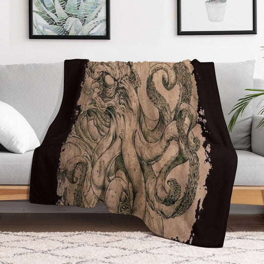 Cthulhu The Ancient Throw Blanket