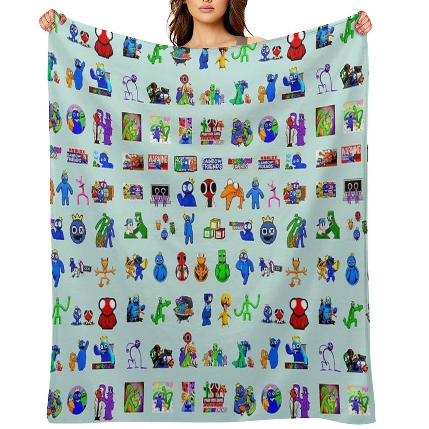 Rainbow Friends Méga Pack Throw Blanket