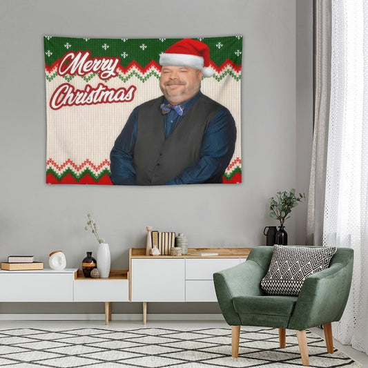 Bertram's Greetings Merry Christmas Tapestry