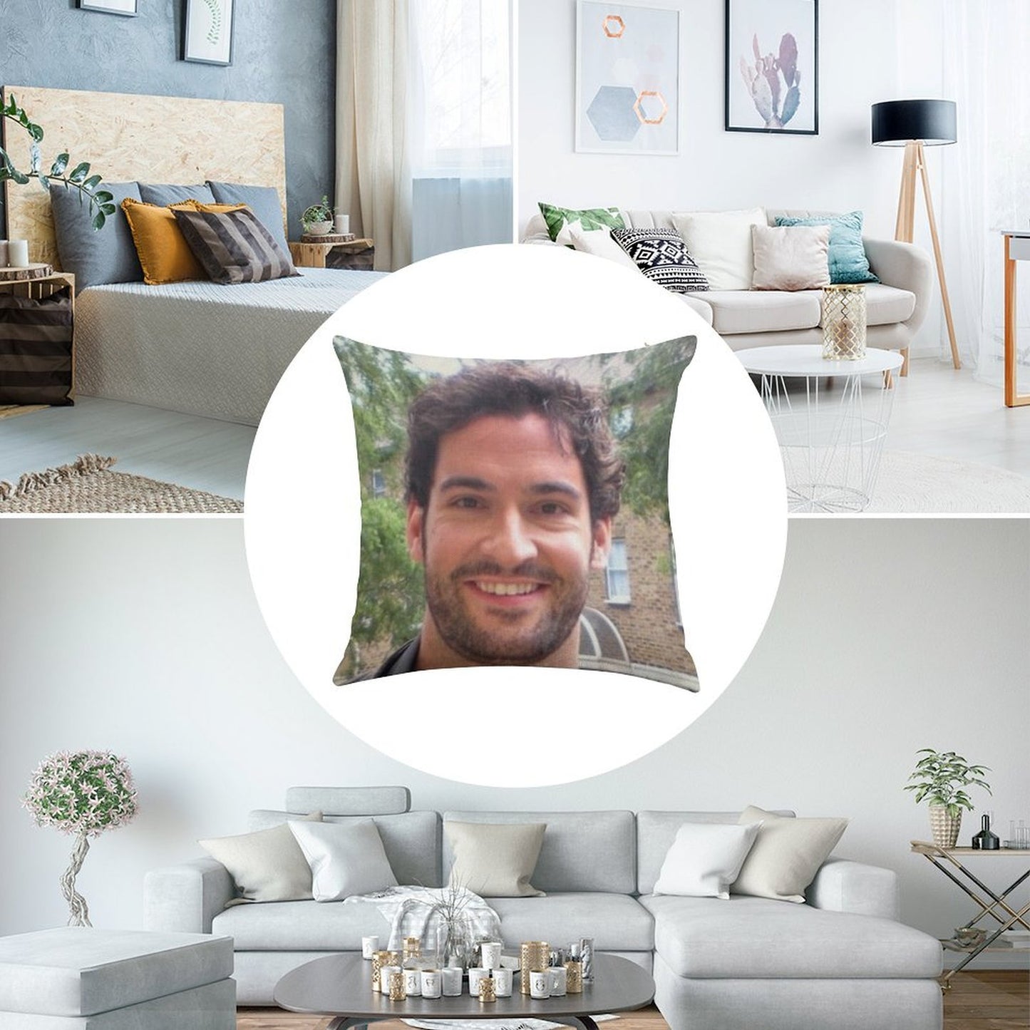 Gary Pillow Linen Throw Pillow Cover