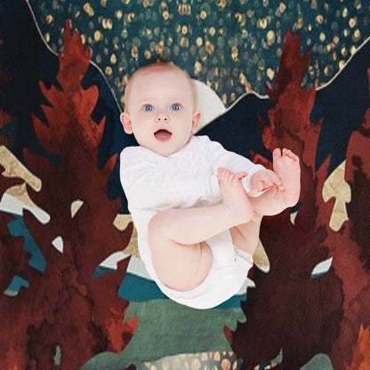 Star Sky Reflection Throw Blanket