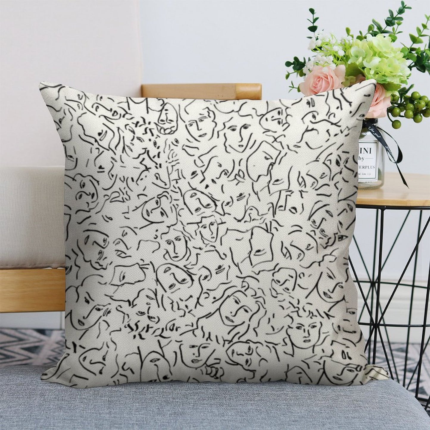 Elio's Face Shirt - Call Me By Your Name Linen Throw Pillow Cover