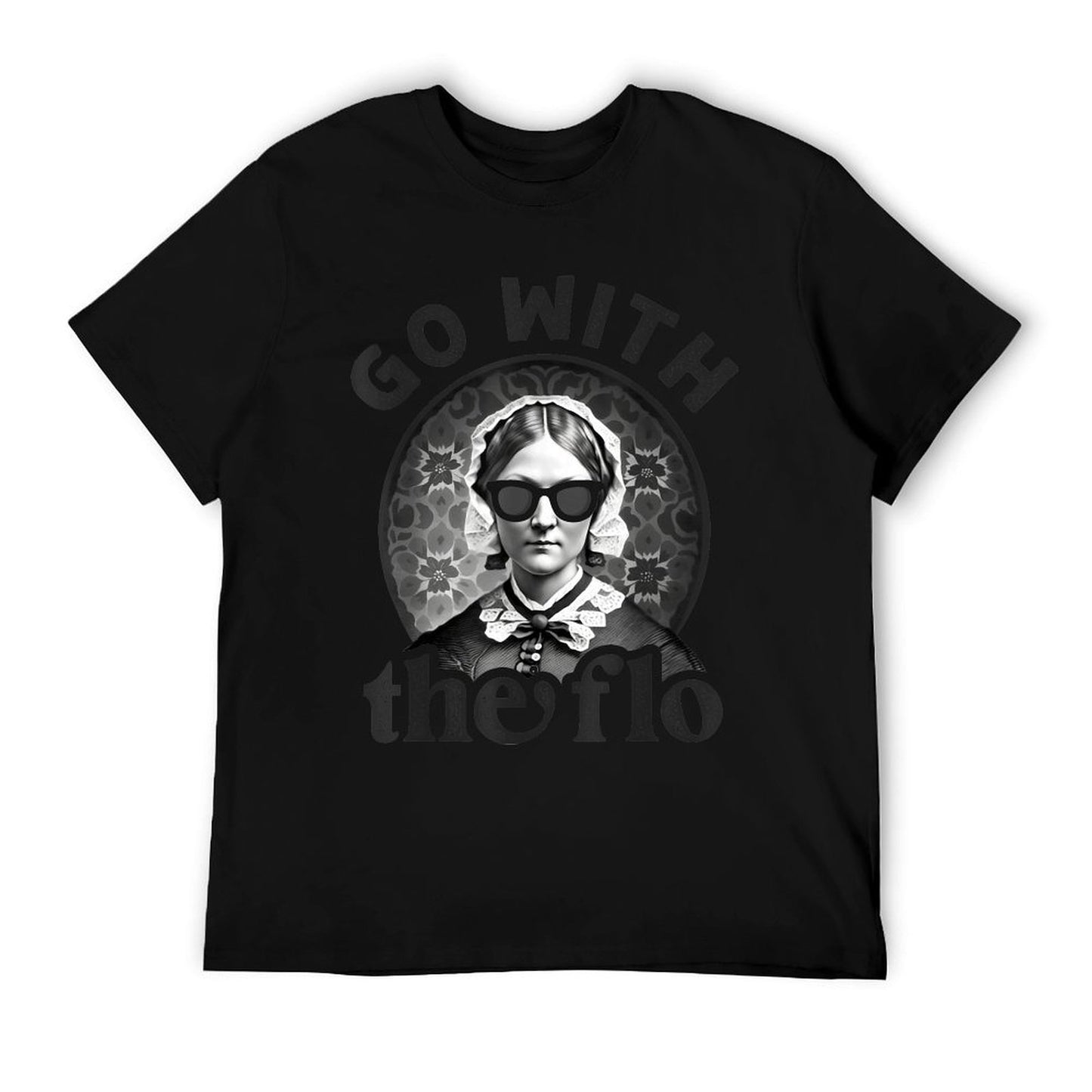 Womens History Nurse Florence Nightingale Go With The Flo T-Shirt