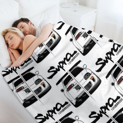 Toyota Supra MK IV - CarCorner Throw Blanket