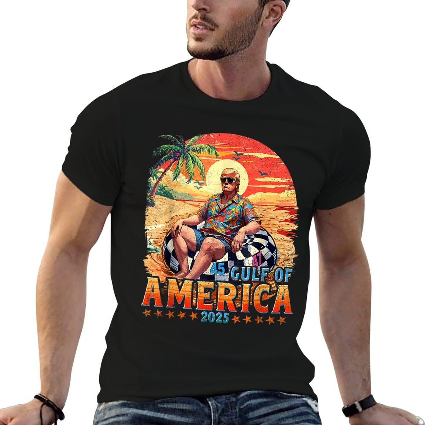Funny Trump Shirt Gulf Of Us America Est 2025 T-Shirt