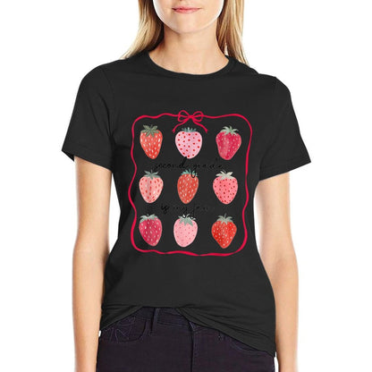 Women Second Grade Is My Jam Strawberry Second Grade Teacher  Polyester Blend T-Shirt