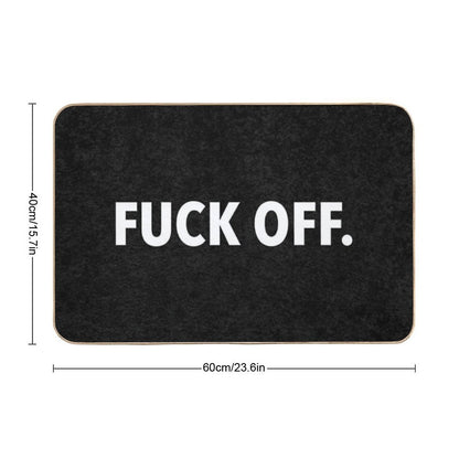 Fuck Off Bath Mat