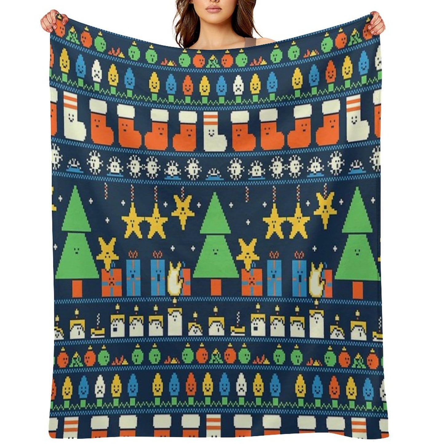 Merry Christmess Throw Blanket