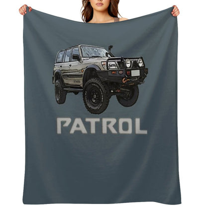 Nissan Patrol GU Throw Blanket