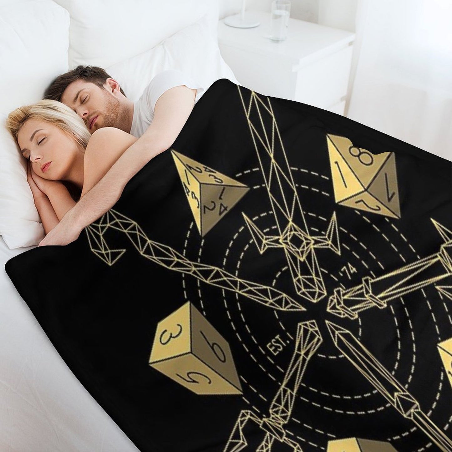 Dungeons & Dragons - Choose Your Weapon Throw Blanket