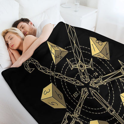 Dungeons & Dragons - Choose Your Weapon Throw Blanket