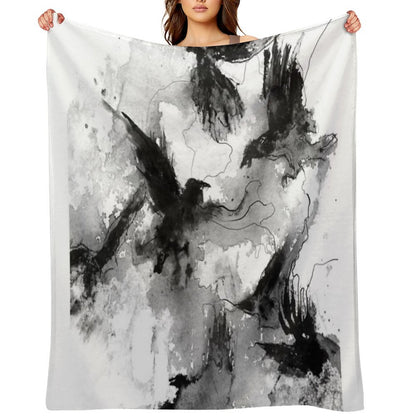 Ravens Throw Blanket