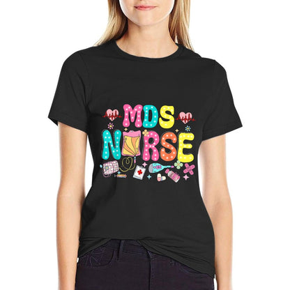 MDS Nurse Heart Valentines Day Medical Nursing Appreciation T-Shirt