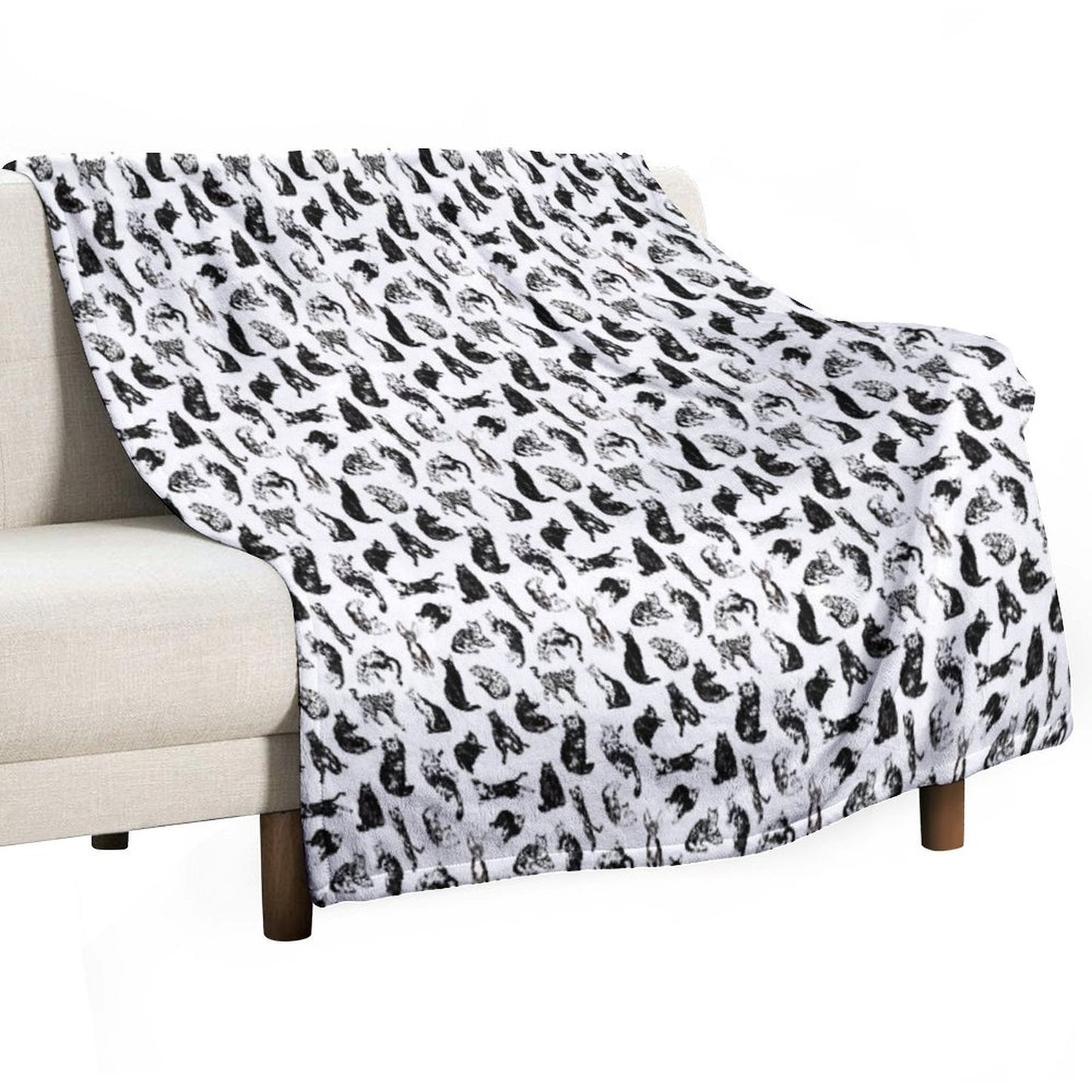 Kitty Kitty, Bang-bang! Throw Blanket