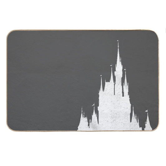 Magic Castle Silhouette Vintage Bath Mat