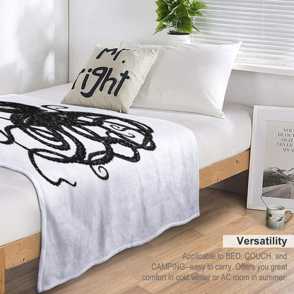 Galactapus Throw Blanket