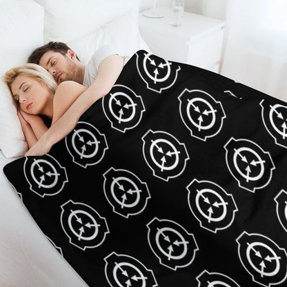 SCP Symbol (Black) Throw Blanket