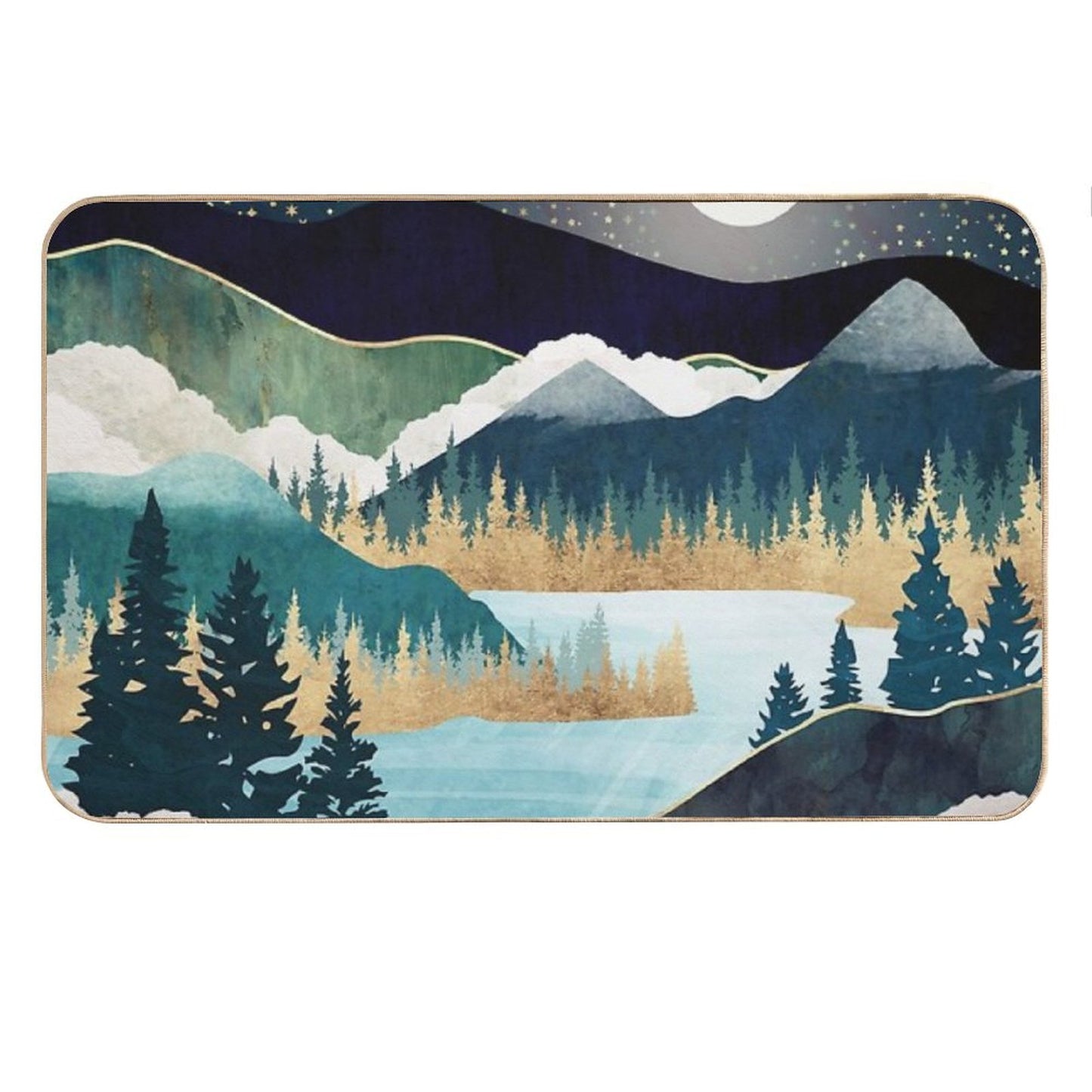 Star Lake Bath Mat