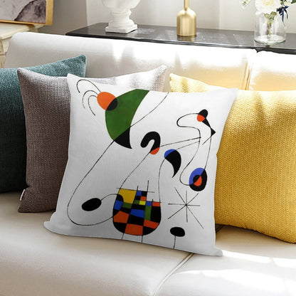 Joan-miro74623-prints Soft Style Accent Throw Pillow