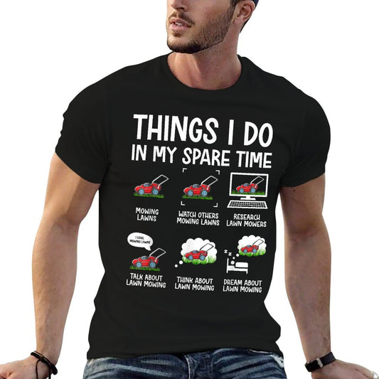 Funny Lawn Mower Clothes Gifts For Landscapers Gardener Men T-Shirt