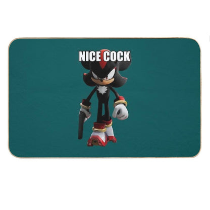 Shadow The Hedgehog Bath Mat