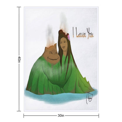 I Lava You Throw Blanket